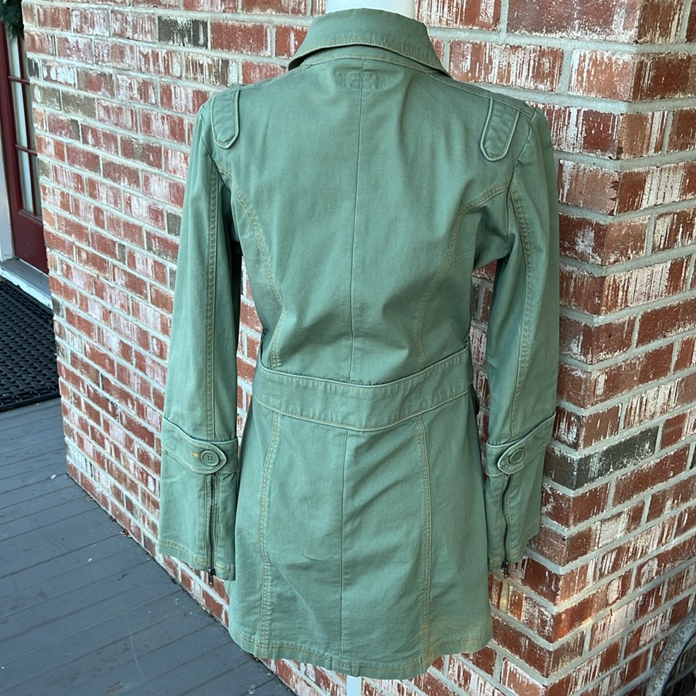Vintage Tulle jacket Size L True Sage Green color- exc like new condition - Picture 6 of 16